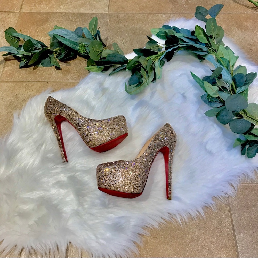 Christian Louboutin Daffodile Swarovski Pumps